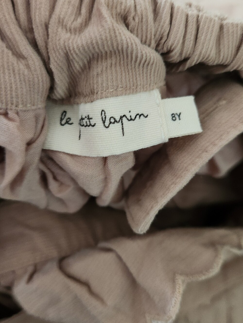 Le Petit Lapin Corduroy Cotton Dress - Picture 6 of 8